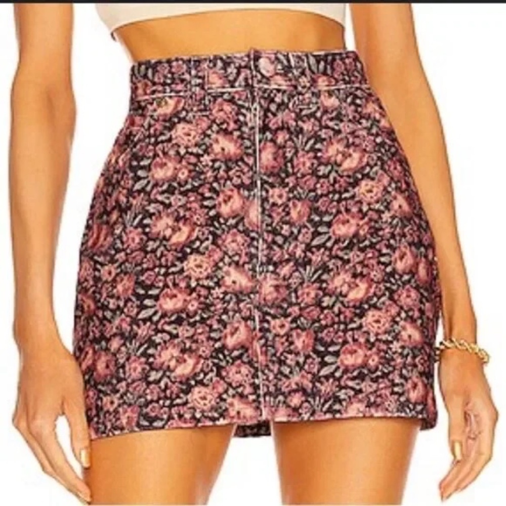 New LoveShackFancy Hollywood Skirt Blushing Berries Size 2